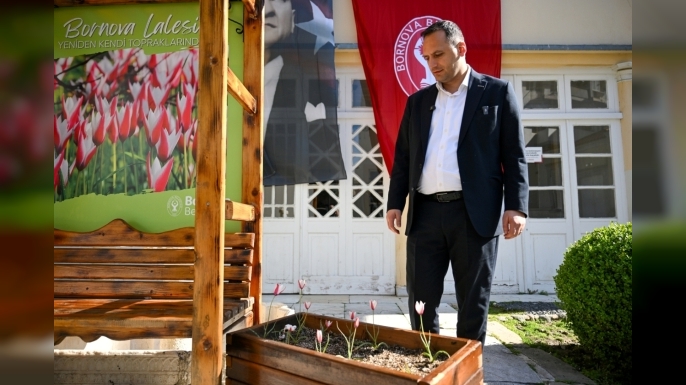 Bornova Lalesi ilçeye umut ve renk getirdi