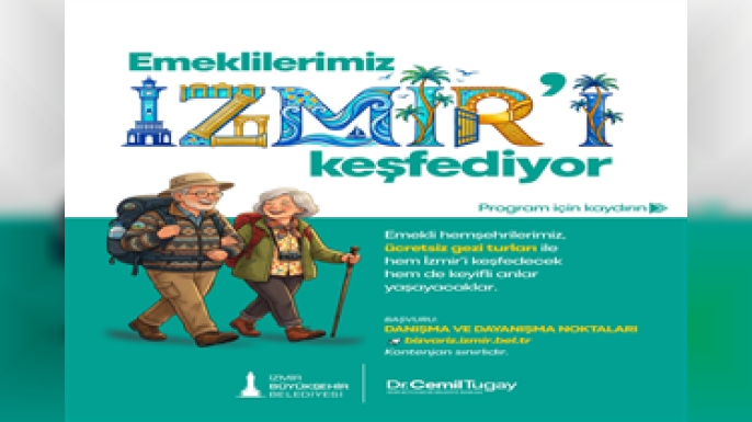İzmir’in emeklileri kenti keşfetmeye devam ediyor
